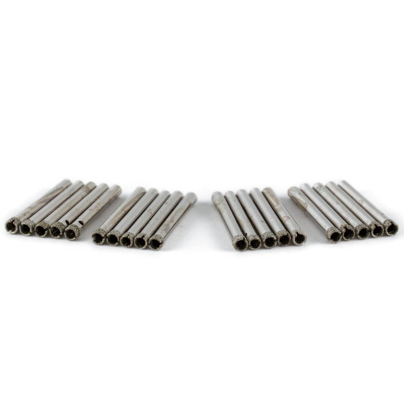 JINGLING 6mm Diamond Drill Bit, 1/4" Diamond Drill Bits for Glass, Coated Core Drill Hole Saw Drilling Tools for Rocks Ceramic Tile Pack of 20Pcs - Image 2